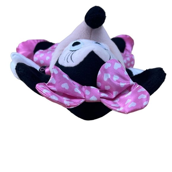 Disney 14" Minnie Mouse in Pink Polka Dot Dress Plush Doll EUC Kcare - Picture 8 of 13